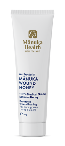 Manuka Health Antibacterial 100% Medical Grade Manuka Wound Honey 30g