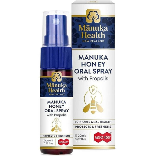 Manuka Health MGO 400+ Manuka Honey & Propolis Throat Spray