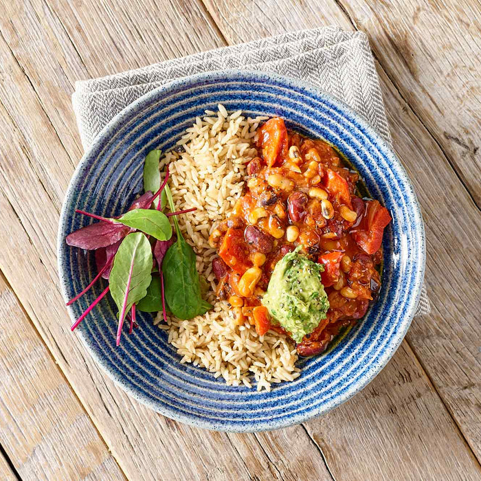 Vegan Mexican Chilli With Mixed Beans
