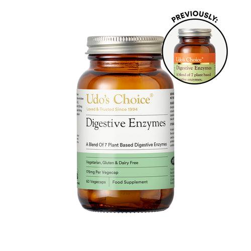 Udo's Choice Dummy Pots Digestive Enzyme 60's