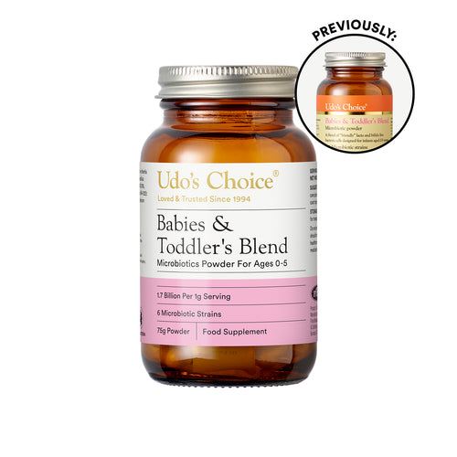 Udo's Choice Dummy Pots Microbiotics Babies and Toddlers Blend