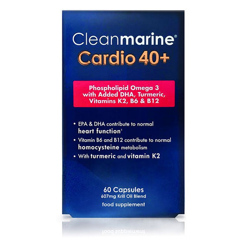 Cleanmarine Cardio 40+ 60 caps (6+1, Mix & Match, Add 6 to your basket)